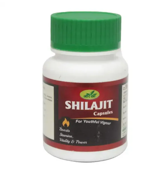 Gorakhanath Herbal Silajit Capsules For Youthful Vigour 60 Caps